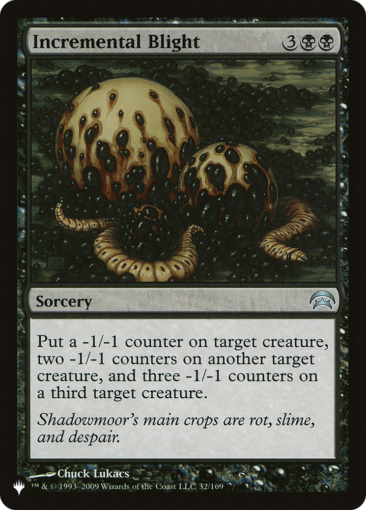 Incremental Blight (LIST-32/169) - The List、Wizards of the Coast、kayou