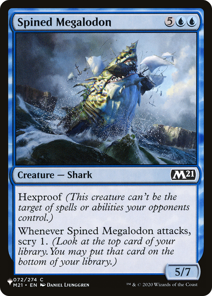 Spined Megalodon (LIST-072/274) - The List、Wizards of the Coast、kayou