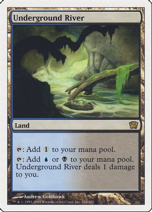 Underground River (9ED-326) - 9th Edition、Wizards of the Coast、kayou