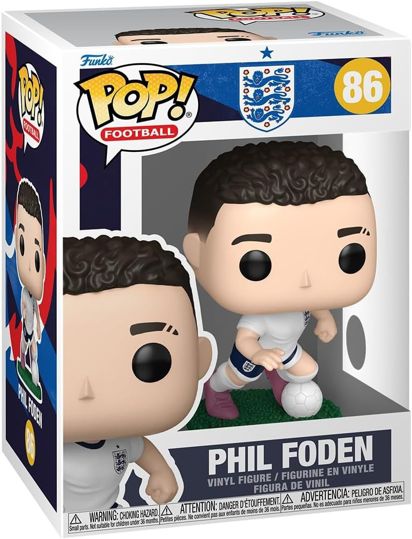 Funko FIFA World Cup 2026 England POP! Football Phil Foden Vinyl Figure #86、ToyWiz、kayou