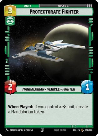 Protectorate Fighter (124/264) - Ashes of the Empire、Fantasy Flight Games、kayou