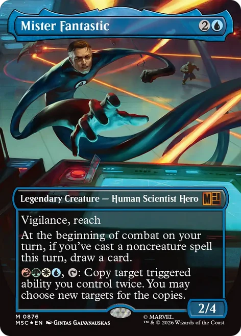 Mister Fantastic (Borderless Surge Foil) | Marvel Super Heroes Commander、Magic: The Gathering、kayou