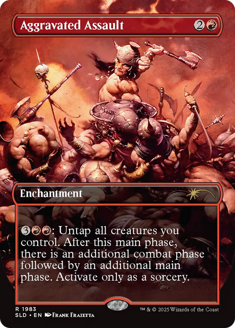 Aggravated Assault (Foil) (Secret Lair - Frank Frazetta: The Second Exhibition) | Secret Lair Drops、Magic: The Gathering、kayou