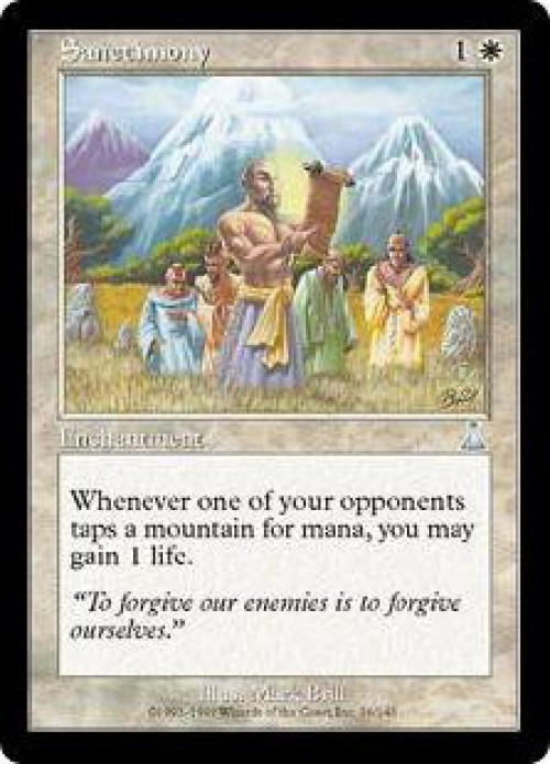 MtG Urza's Destiny Uncommon Sanctimony #16 Moderately Played、ToyWiz、kayou