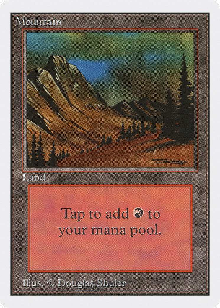 Mountain - Unlimited Edition (HP)、Wizards of the Coast、kayou