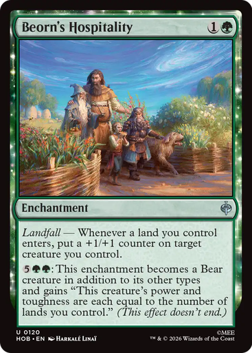 Beorn's Hospitality (Foil) | The Hobbit、Magic: The Gathering、kayou