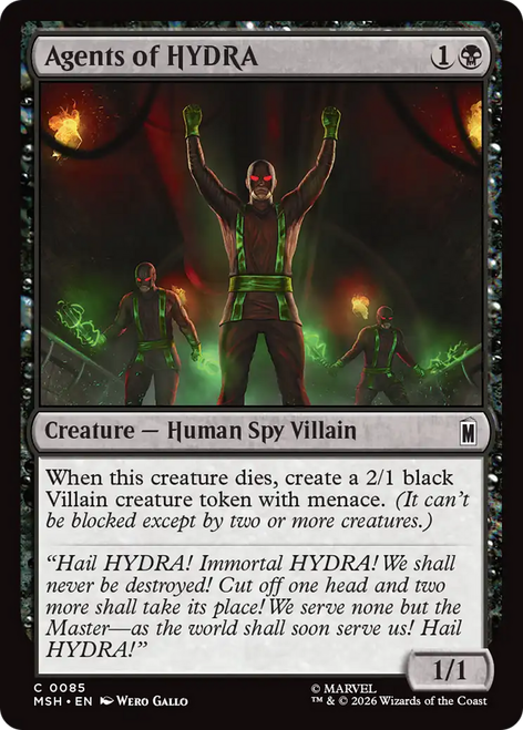 Agents of HYDRA (Foil) | Marvel Super Heroes、Magic: The Gathering、kayou