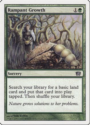 Rampant Growth (8ED-274) - 8th Edition Foil、Wizards of the Coast、kayou