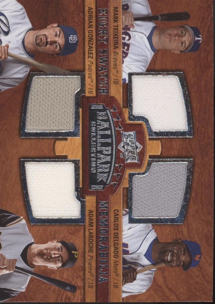 Eight Swatch Memorabilia 2008 Upper Deck Ballpark Collection、Collector Store LLC、kayou
