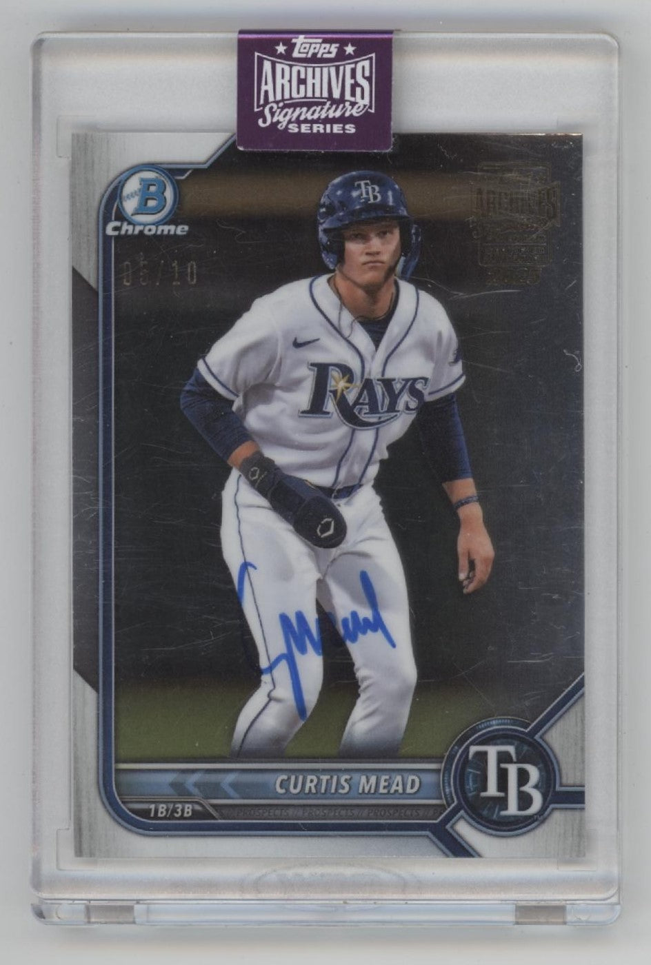 Curtis Mead 2025 Topps Archives Signature Series Auto 05/10 #BDC-38、Collector Store LLC、kayou