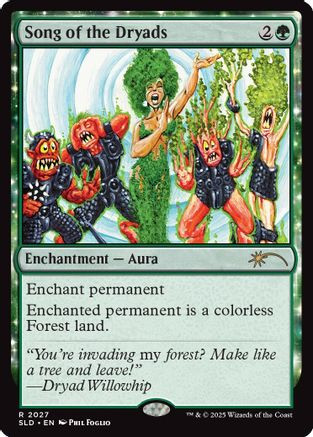 Song of the Dryads (2027) (SLD-2027) - Secret Lair Drop Series、Wizards of the Coast、kayou