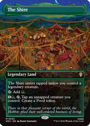 The Shire (Borderless) (HOC-052) - The Hobbit: Eternal-Legal Foil、Wizards of the Coast、kayou