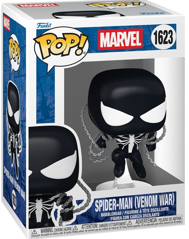 Funko POP! Marvel Symbiote Spider-Man Vinyl Figure #1623 With Chains、ToyWiz、kayou
