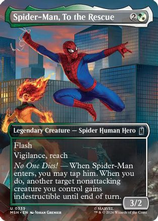Spider-Man, To the Rescue (MSH-335) - Marvel Super Heroes、Wizards of the Coast、kayou