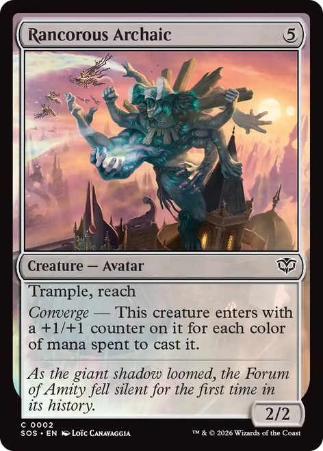 Rancorous Archaic (Foil) | Secrets of Strixhaven、Magic: The Gathering、kayou