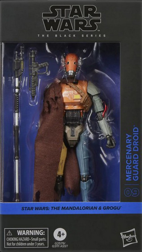 Star Wars The Mandalorian & Grogu Black Series Mercenary Guard Droid Action Figure、ToyWiz、kayou