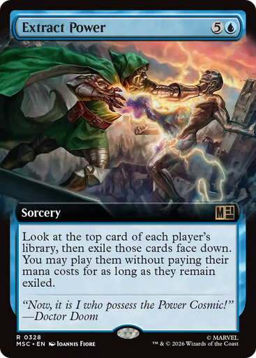 Extract Power (Extended Art) | Marvel Super Heroes Commander、Magic: The Gathering、kayou