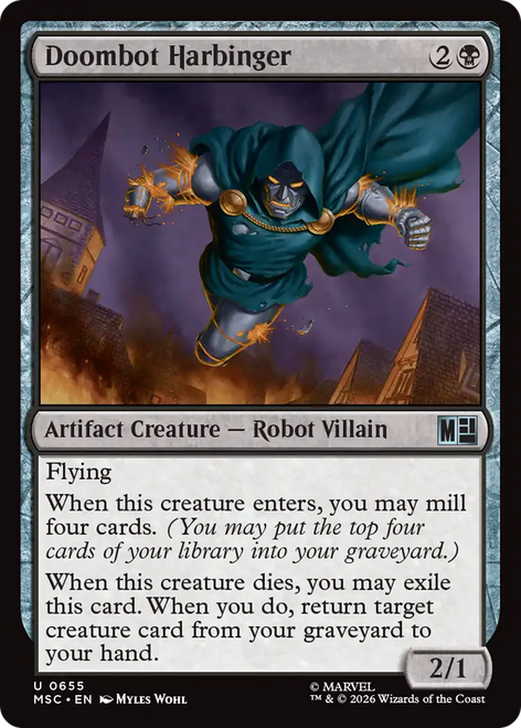 Doombot Harbinger (Foil) | Marvel Super Heroes Commander、Magic: The Gathering、kayou