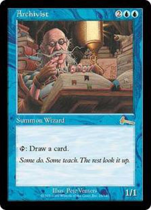 MtG Urza's Legacy Rare Archivist #26 Lightly Played、ToyWiz、kayou