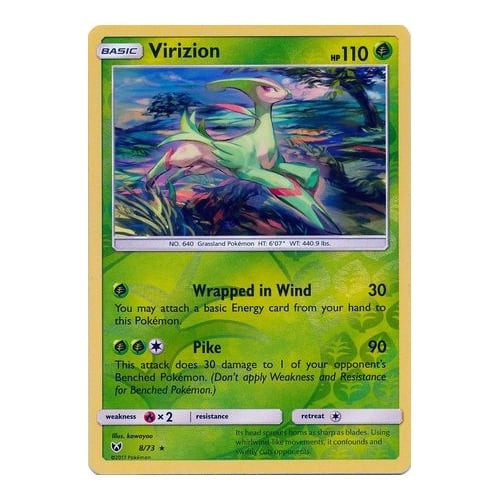 Shining Legends 08/73 Virizion (Reverse Holo)、Pokemon、kayou