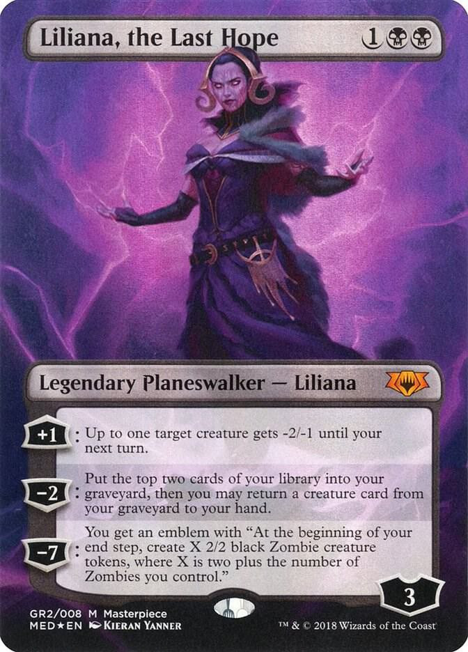 MtG Trading Card Game Mythic Edition: Guilds of Ravnica Mythic Rare Liliana, the Last Hope GR2、ToyWiz、kayou