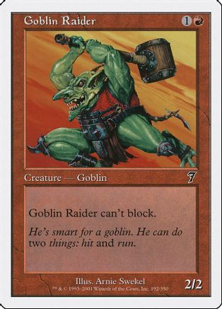 Goblin Raider (7ED-192) - 7th Edition、Wizards of the Coast、kayou