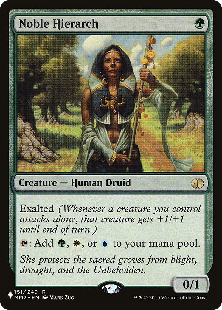 Noble Hierarch (LIST-151/249) - The List、Wizards of the Coast、kayou