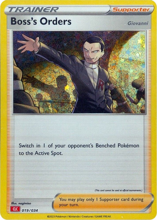 Pokemon Trading Card Game Classic Classic Collection Boss's Orders #19 CLC、ToyWiz、kayou