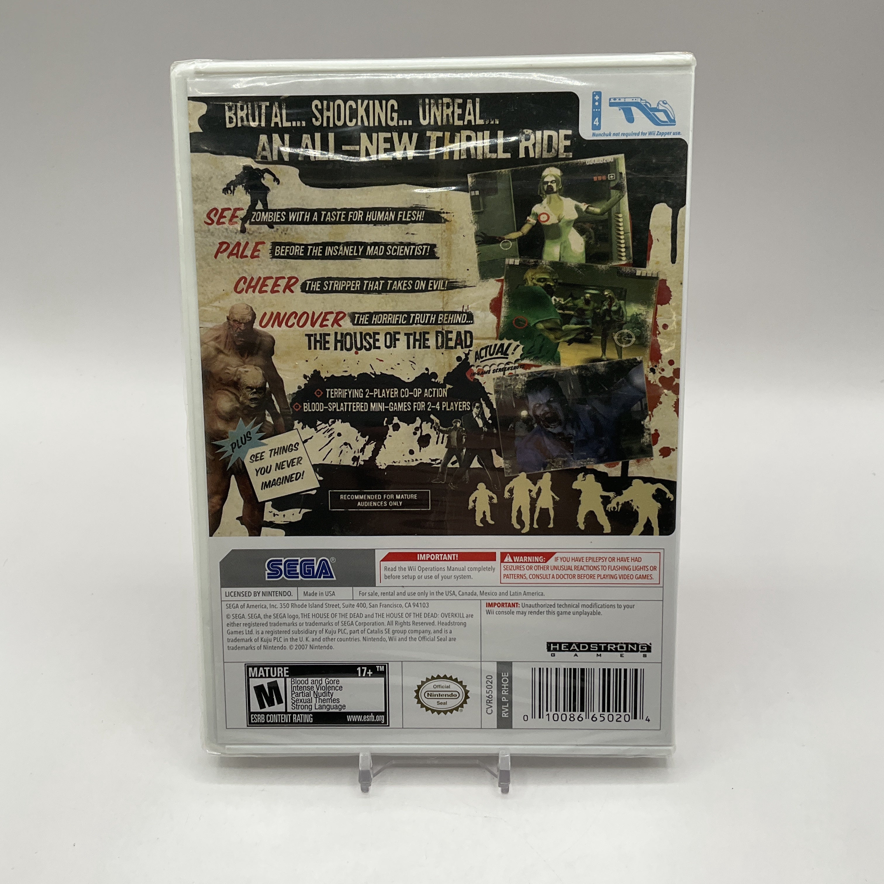The House of the Dead Overkill Wii Sealed、Collector Store LLC - VG、kayou