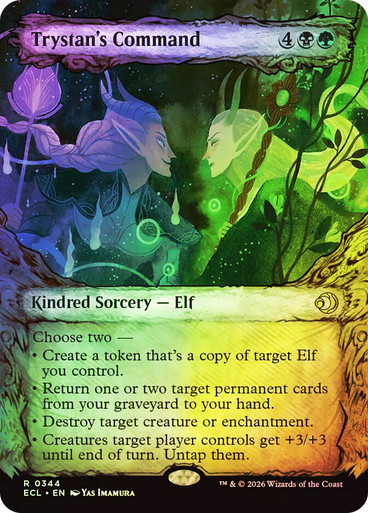 Trystan's Command SGL-MTG-ECL2-344-ENF、Magic: The Gathering、kayou