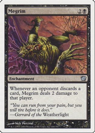 Megrim (9ED-144) - 9th Edition、Wizards of the Coast、kayou