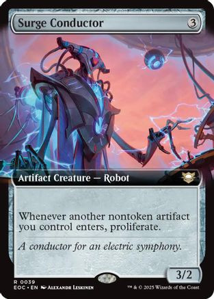 Surge Conductor (Extended Art) (EOC-039) - Commander: Edge of Eternities、Wizards of the Coast、kayou