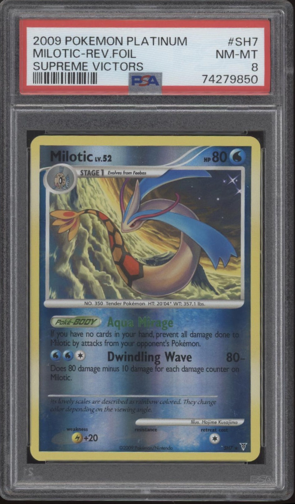 Milotic Pokemon Supreme Victors Reverse Holo #SH7 PSA 8、Collector Store LLC Gaming、kayou