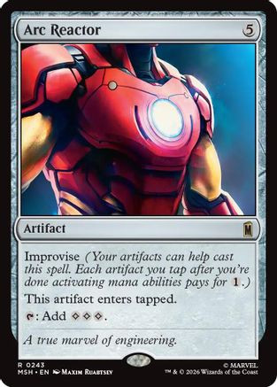Arc Reactor (MSH-243) - Marvel Super Heroes、Wizards of the Coast、kayou