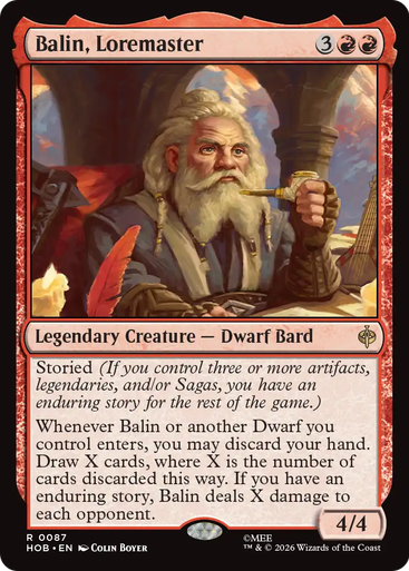 Balin, Loremaster (Foil) | The Hobbit、Magic: The Gathering、kayou