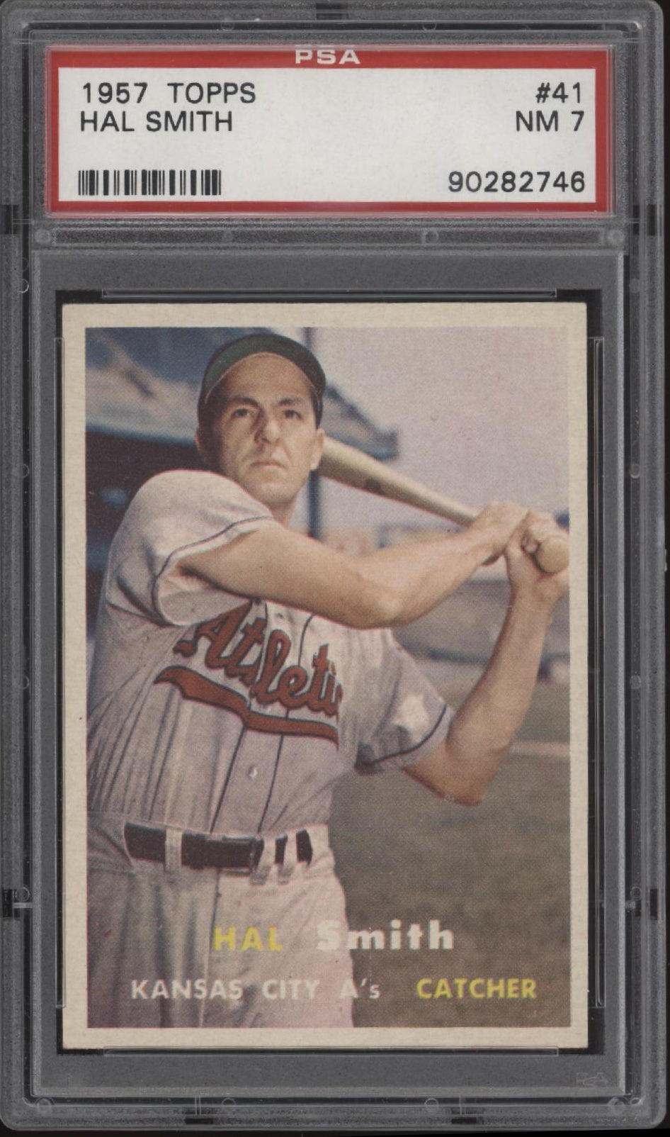 Hal Smith 1957 Topps #41 PSA 7、Collector Store LLC、kayou