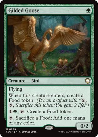 Gilded Goose (SOC-269) - Commander: Secrets of Strixhaven、Wizards of the Coast、kayou