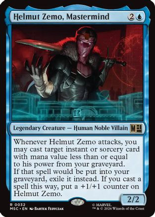 Helmut Zemo, Mastermind (MSC-032) - Commander: Marvel Super Heroes、Wizards of the Coast、kayou