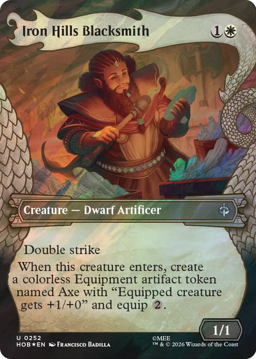 Iron Hills Blacksmith (Dragon Hoard Frame Surge Foil) | The Hobbit、Magic: The Gathering、kayou