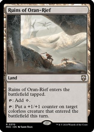 Ruins of Oran-Rief (Ripple Foil) (M3C-370) - Modern Horizons 3 Commander Foil、Wizards of the Coast、kayou