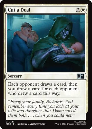 Cut a Deal (MSC-127) - Commander: Marvel Super Heroes、Wizards of the Coast、kayou