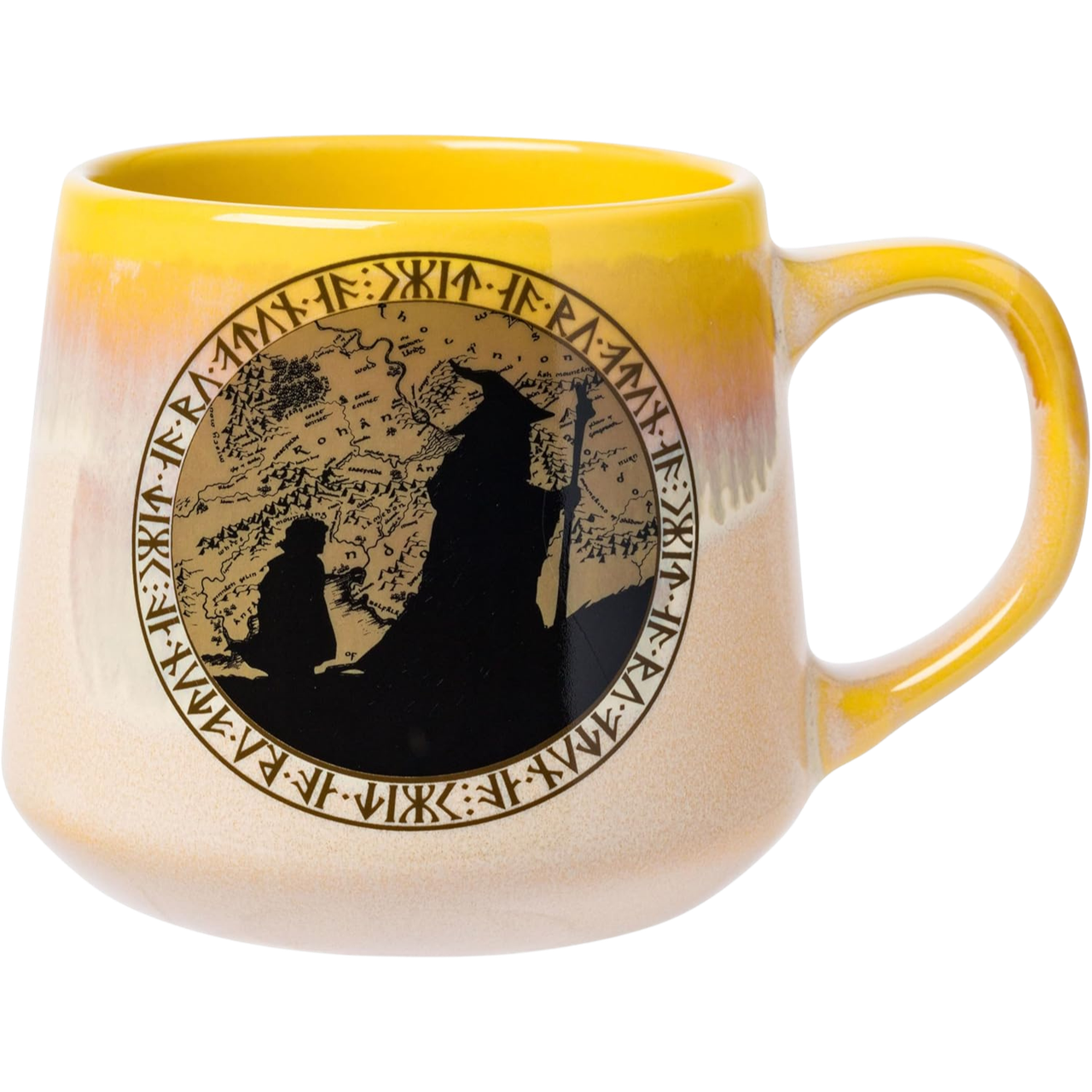 The Lord of the Rings: Glaze Tapered Pottery Mug (18oz)、Silver Buffalo、kayou