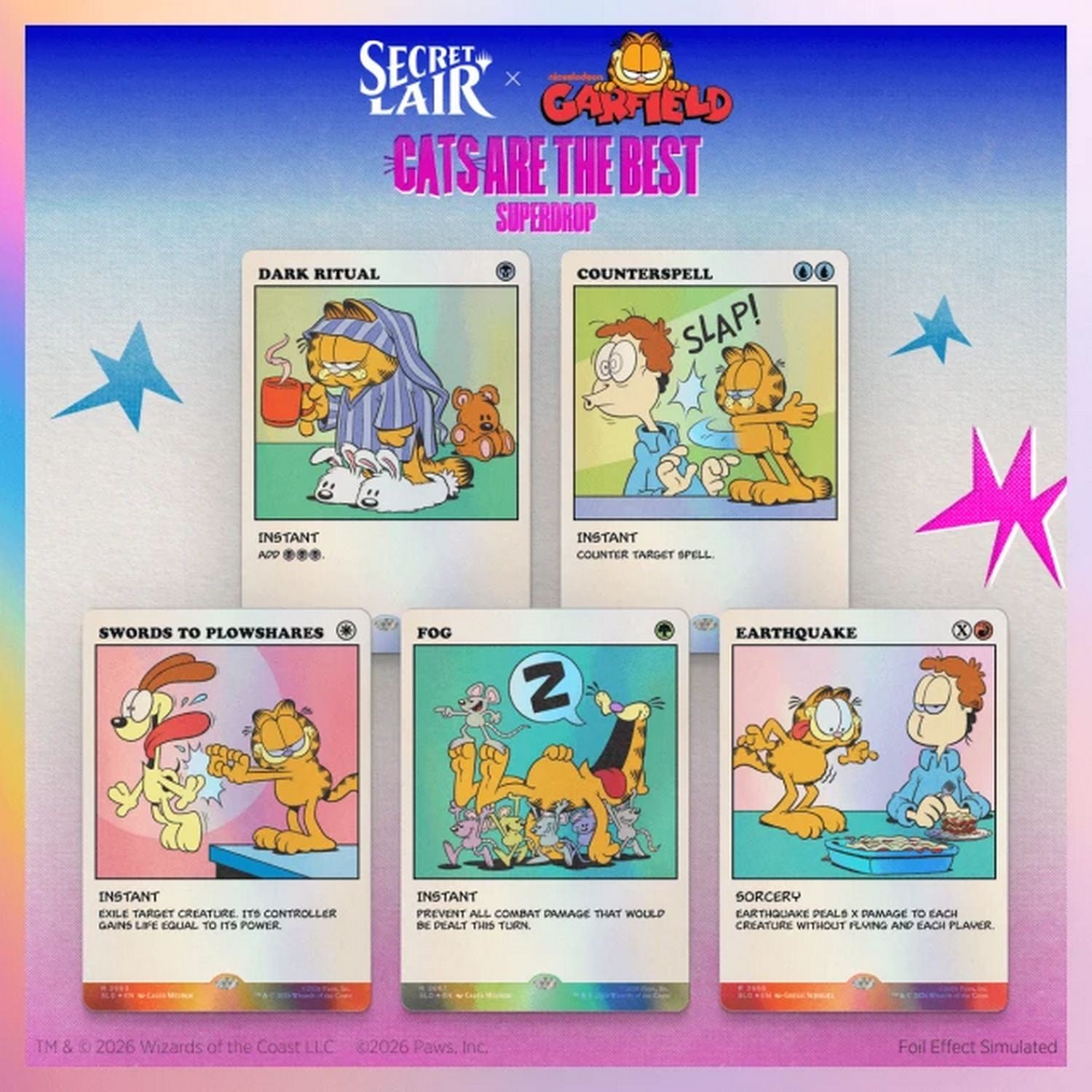 Magic the Gathering: Secret Lair x Garfield: As Intended Foil Edition、Magic the Gathering、kayou