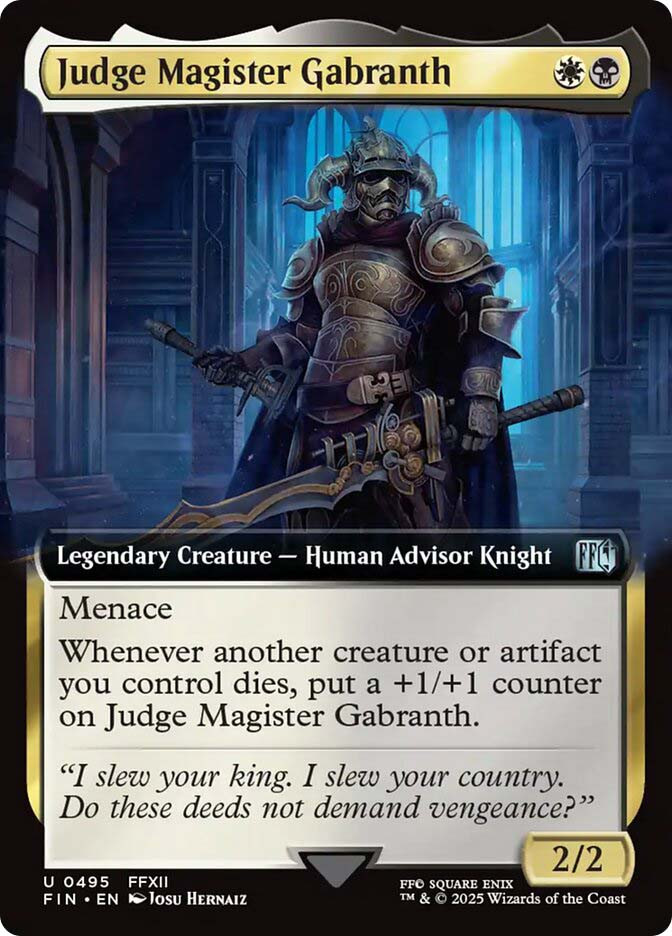 Judge Magister Gabranth、Magic: The Gathering、kayou