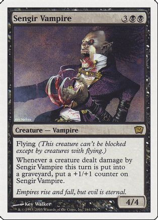 Sengir Vampire (9ED-) - 9th Edition Foil、Wizards of the Coast、kayou