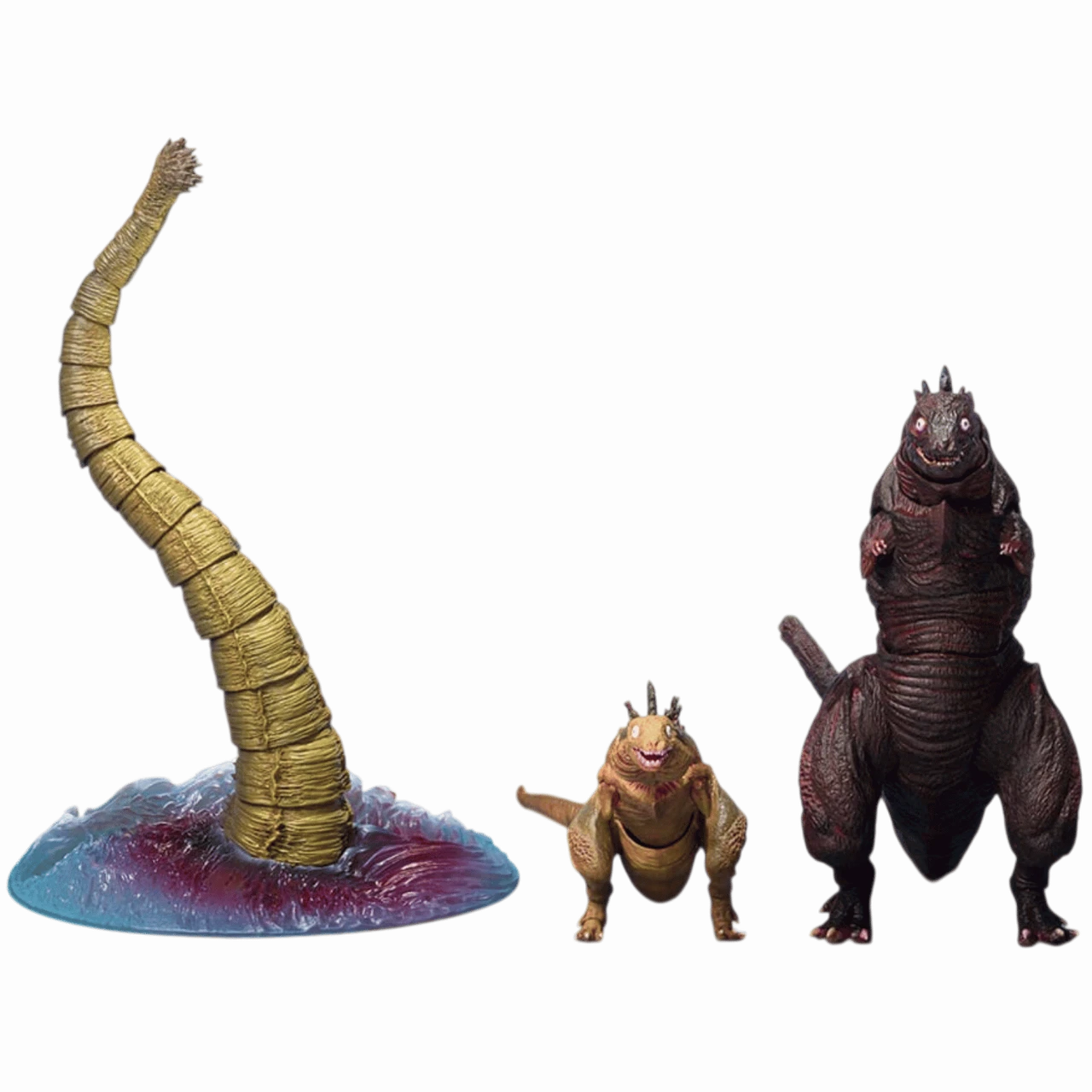 Shin Godzilla: Godzilla 2nd Form & 3rd Form & Giant Unidentified Creature Set TAMASHII NATIONS S.H.MonsterArts Action Figures (PREORDER)、Bandai Hobby、kayou