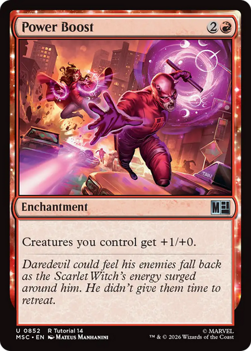 Power Boost (Tutorial) | Marvel Super Heroes Commander、Magic: The Gathering、kayou