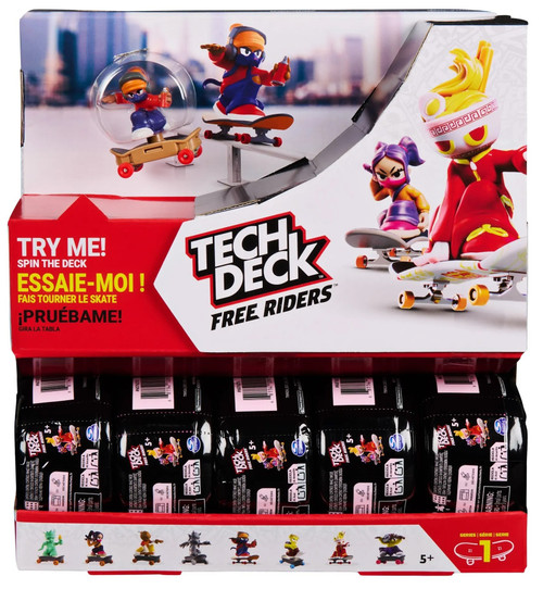 Tech Deck Free Riders Mystery Box 24 Packs、ToyWiz、kayou