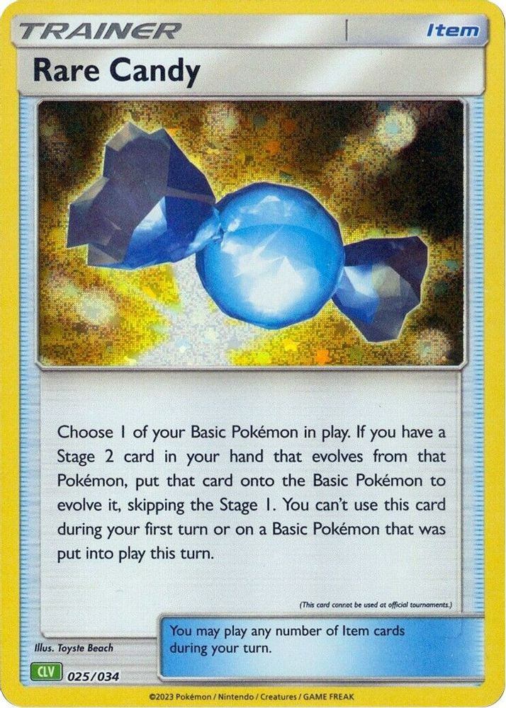 Pokemon Trading Card Game Classic Classic Collection Rare Candy #25 CLV、ToyWiz、kayou