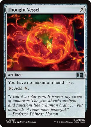 Thought Vessel (Surge Foil) (MSC-222) - Commander: Marvel Super Heroes Foil、Wizards of the Coast、kayou